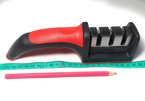 3 Stage Portable Knife Sharpener Sharpening Tool, Anti-slip,Easy To Repair,Restore and Polish Blades...