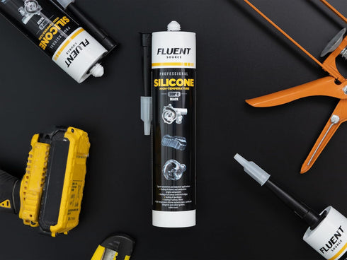 High Temperature Silicone Sealant 10.58 oz + 572°F Black Cartridge RTV Silicone Adhesive...
