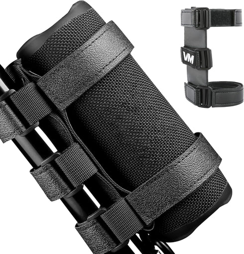 2 Pieces Portable Speaker Mount for Golf Cart Railing Bike or Boat, Waterproof Outdoor Adjustable Strap for Most Bluetooth Wireless Speakers Attac...