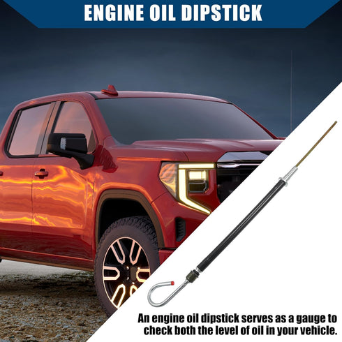 Engine/Oil Dipstick for Engine 6BT / Oil Level Dipstick/Durable/Metal / 1 Pc/Silver Tone...