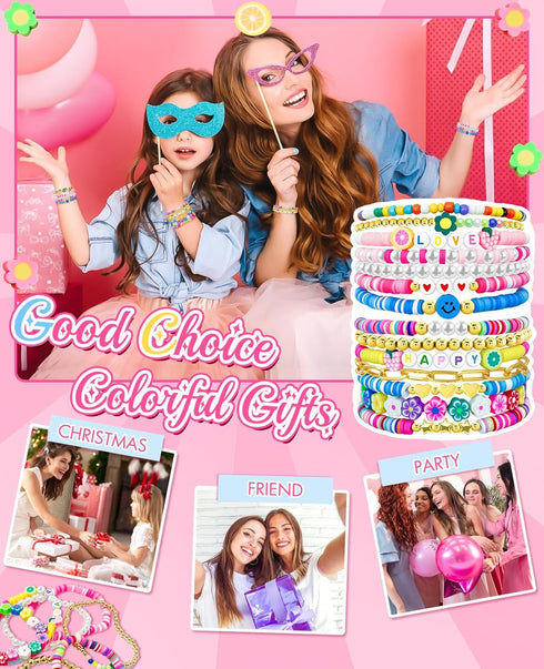 Matching Bracelets for Couples Best Friend Friendship Kit Bestie Gifts for Women Long Distance Ralationship Witch Merch Costume Crown Accessories...