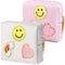 2 Pack Period Bag, PU Leather Sanitary Napkin Storage Bag for Feminine Pads Liners Tampons and Reusable Pads,Functional Sanitary Pads Pouches Firs...