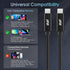 USB C to USB C Cable (2Pack, 100W, 3FT), Nylon Braided 3.2 Gen 2 USB-C Cable, 20Gbps Fast Charging Cable - Black...
