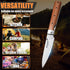 Huusk Folding Fruit Knife, Japanese Pocket Paring Knife with 440C Stainless Steel Ultra Sharp Blade, Portable Kitchen Knife,Thanksgiving Gift...