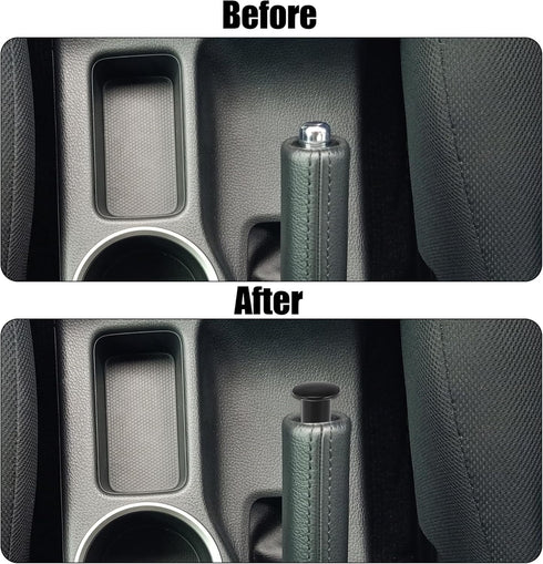 X AUTOHAUX Black Aluminum Alloy Handbrake Spin Turn Knob Button for Toyota for Scion FR-S 2013-2016 for Toyota 86 2017-2021 for Subaru BRZ 2013-20...