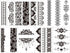 AFRITEE Paisley Stencils for Painting - 10 Pcs Paisley Pattern Reusable Painting Stencil Set, Pattern Border Crafts Stencil DIY Diary Painting Ste...