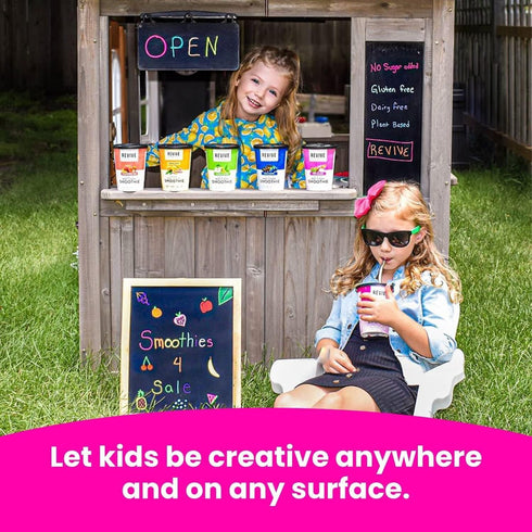 Chalk Markers Fine Tip (10 Pack, 1mm Extra Fine Point) - Neon Liquid Chalk Pens for Blackboards, Chalkboard, Bistro, Car Windows, Dry Erase Boards...