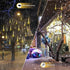 Blingstar Meteor Shower Lights, Upgraded 16 Inch 10 Tubes 360 LED Falling Rain Lights, Warm White Solar Meteor Lights, Outdoor Christmas Decoratio...