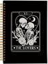 Gothic Spiral Notebook,Gothic Couple Journal,Gothic Notebook for Women Men Writing,Couple Spiral Notebook 8.3×5.5 Inch...