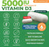 ForestLeaf Vitamin D3 5000 IU - Bone Health and Immune Support - Small Easy to Swallow Vegetable Capsules - Non-GMO Gluten Free VIT D - VIT D3 Vit...