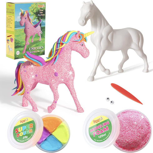 TOYLI Unicorn Modeling Art, Unicorn Art Craft Kit, Unicorn Arts and Crafts for Kids 4-6, Unicorn Arts and Crafts for Kids...