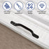 10 Pack Black Barn Door Handles, Heavy Duty Sliding Door Handle, Solid Steel Black Pull for Sliding Doors, Closets, Fences, Gates, Pantries, Garag...