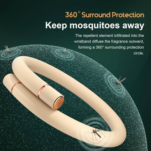 Mosquito Bracelets, Insect & Pest Mosquito Bands for Adults and Kids, DEET Free, Mosquito Wristbands Outdoor Patio Hiking Camping Gear Must Haves ...