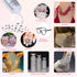 B-7000 Glue with Rhinestone Gems Kit for Crafts DIY Bead Stone Jewelry Include 3 x 110ML Clear B-7000 Glue Flatback Crystal Rhinestones Dot-Brush ...