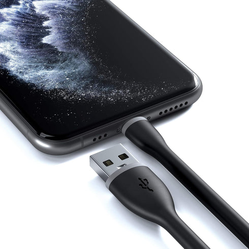 Satechi Flexible Apple MFi Certified Lightning USB Charging Cable - Compatible with iPhone 11 Pro Max/11 Pro/11, Xs Max/XS/XR/X, 8 Plus/8 (10-Inch...
