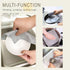 Multifunctional Wire Dishwashing Rags, Non-Scratch Steel Wire Dishcloth, Double Layer Multipurpose Cleaning Cloth, Scrubs for Dish, Pan Pot, Stove...