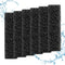 HiTauing 6 Count Carbon Reducer Filter Pads for aqueon?Fish Tank Filter Pads for QuietFlow LED PRO Model 10...
