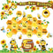 Bee Bulletin Board Set Decorations Summer Bee Sunflower Tree Honey Back to School Motivational Bulletin Board Cutouts for Sunflower Bee Theme Home...