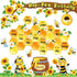 Bee Bulletin Board Set Decorations Summer Bee Sunflower Tree Honey Back to School Motivational Bulletin Board Cutouts for Sunflower Bee Theme Home...