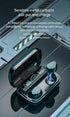 True Wireless Earbuds, 2024 Bluetooth Headphones 5.3 Earbuds, Waterproof Touch Control Ear Buds in-Ear Built-in Mic, with LED Power Display, IP7 W...