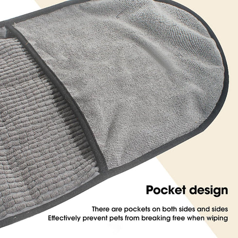 Dog Towels for Drying Dogs,Super Absorbent, Soft and Quick Pet Grooming Towel,Heavy Duty Microfiber Bath Towel, Pets' Bathing Supplies Cat,Machine...