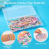 Beadthoven 10 Strands 4mm Clay Beads Pearlized Clay Beads for Bracelet Making Heishi Beads Colorful Flat Beads Disc Beads Preppy Clay Beads for Je...