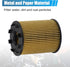 X AUTOHAUX 3pcs Engine Oil Filter with Seals No.68102241AA/73500049/71765460/71773176/6001073250 for KIA II 1.3L 2008-2018...