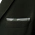SHLAX&WING Unique Grey Pocket Square for Men Camo Camouflage 12.6 inches...