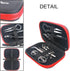 DIY Tool Kit, 9 in 1 Tweezers Pliers Winding Rods Screwdriver Steel Brush with Zipper Case Bag, for Home and Jewelry Repairs...