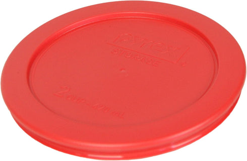 Pyrex 7200-PC 2-Cup Red Food Storage Replacement Lid - Made in USA...