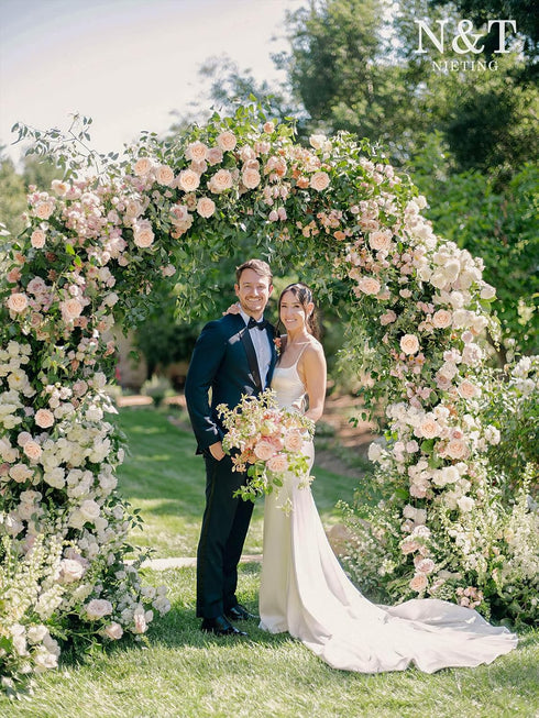 N&T NIETING Artificial Flowers, 25Pcs Fake Flowers Roses Perfect for DIY Wedding Bouquets Centerpieces Bridal Shower Party Home Flower Arrangement...
