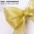 Glitter Metallic Gold Ribbon 1/4 Inch 25 Yards, Sparkly Fabric Ribbon Perfect for Crafts, Sewing, Gift Package Wrapping for Christmas, Easter, Val...