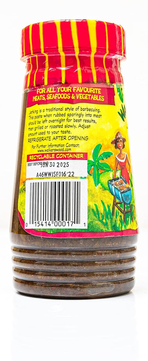 Walkerswood Traditional Jamaican Jerk Seasoning, Hot & Spicy, 10 oz...