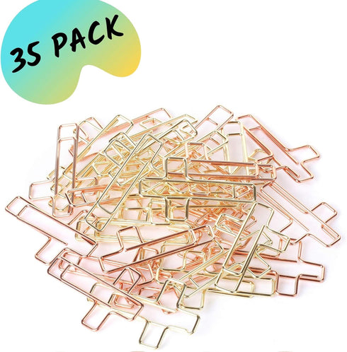 Mr. Pen- Cross Paper Clips, 35 Pack (Gold and Rose Gold Color), Bible Paper Clips, Journaling Paper Clips, Bible Study Supplies, Christian Journal...