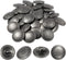 NUOMI 50 Pcs Antique Metal Shank Buttons, Vintage Shank Buttons for Crafts Projects, Coat, Jackets, Flower Pattern Engraved Metal Sewing Buttons 2...