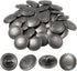 NUOMI 50 Pcs Antique Metal Shank Buttons, Vintage Shank Buttons for Crafts Projects, Coat, Jackets, Flower Pattern Engraved Metal Sewing Buttons 2...