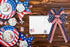 4th of July Ribbon Wired Red White and Blue Ribbon American Flag Ribbon 2.5 Inch Patriotic Ribbon for Independence Day Craft Sewing Gift Wrapping...