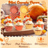 R HORSE 200Pcs Fall Mini Cupcake Liners Baking Cups, Thanksgiving Grease-resistant Mini Size Cupcake Cups for Baking, Heavy Duty Paper Muffin Baki...