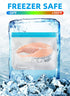 24 Reusable Food Storage Bags, Freezer Bags with Pack BPA FREE (8 Reusable Gallon Bags+8 Leakproof Reusable Sandwich Bags+8 Food Grade Snack Bags)...