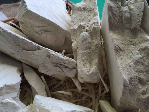 YELLOW edible Clay chunks (lump) natural for eating (food), 8 oz (220 g)...