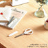 Kokuyo Saxa Glueless Scissors, White, 3D Blade, Symmetrical Handle for Both Right-hand and Left-hand, with Safety Cap, Japan Import (HASA-P280W)...