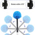 Twist-On Cobweb Duster Head, Soft Bristles Spider Web Duster Brush for Outdoor & Indoor Cleaning, Fits Standard 3/4 inch Threaded Poles...