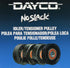 Dayco 89015 6-Groove Flanged Tensioner & Idler Pulley, 70MM Diameter x 28.3MM Width x 12MM Shaft...