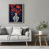 Posterizer 1 pcs-chinoiserie poppy flowers-Floral & Botanical Art-Abstract & Modern Art-Living Room Bedroom Decor- UNFRAMED Wall Art...