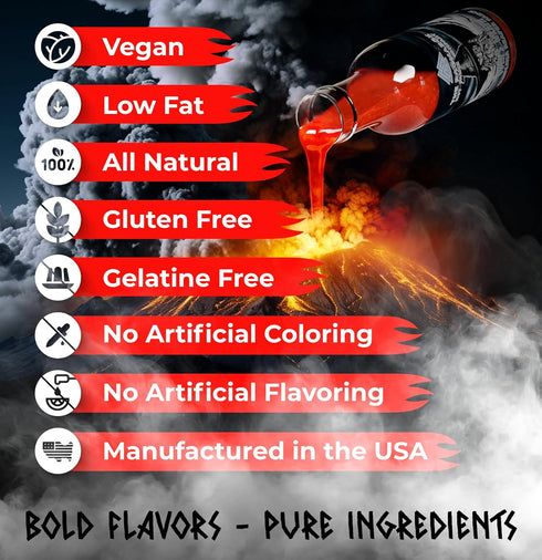 The Ragnarok Hot Sauce Company Odin’s Wrath Carolina Reaper Hot Sauce - Vegan Sauce With Fiery Blend Of Carolina Reaper, Peri Peri And Piquillo Pe...