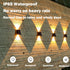 ASLIDECOR Solar Wall Lights UP and Down,Warm White Fence Lighting Waterproof Deck Step Light for Arbor Patio Yard...