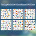 213 PCS Space Reusable Sticker Books for Kids, 6 Sheets Reusable Stickers for Toddlers, Cute Waterproof Toddler Stickers Age 3+, Window Clings Tra...