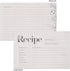 Rustic Vintage Floral Recipe Cards from Dashleigh, 48 Cards, 4x6 inches, Beige-Grey, Water-Resistant and Double-Sided...