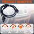 Elite Audio Premium Series 6ft. 2-Channel Car Audio RCA Cable – Double Shielded, Oxygen Free Copper, Noise Reducing Audio Cable for Amplifiers, Su...