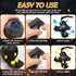 Toy-Hand Grenade for CS Battle Game,with 9 Foam Ammo Black Fun Impact Tactical CS-Grenade Toys Outdoor Team Sport for Age 14 Years Old and up and ...